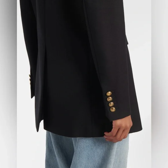SAINT LAURENT Wool gabardine blazer